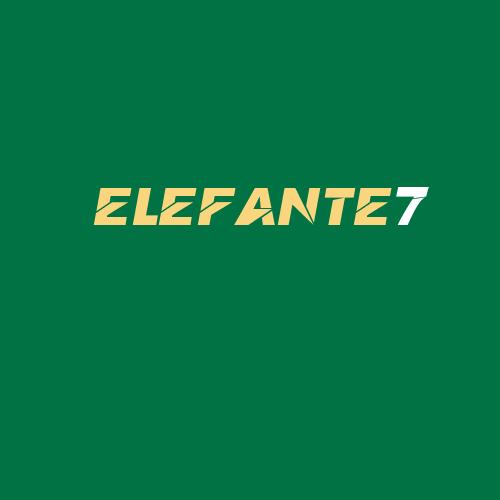 Logo da ELEFANTE7